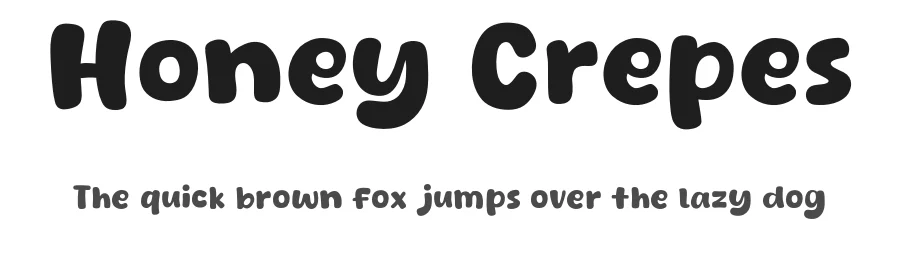 Honey Crepes by Khurasan — Script Handwritten Font