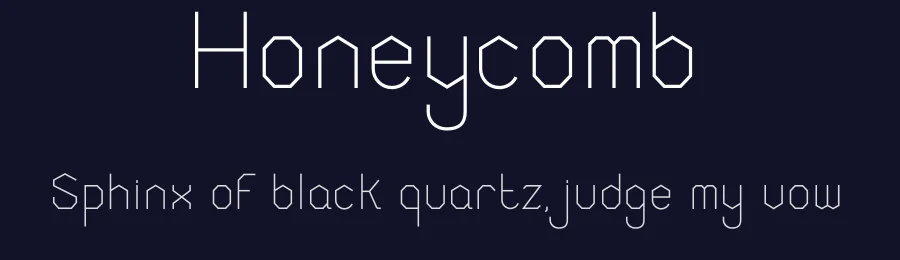 Honeycomb by Katrina Sutton — Script Handwritten Font — thumbnail 2
