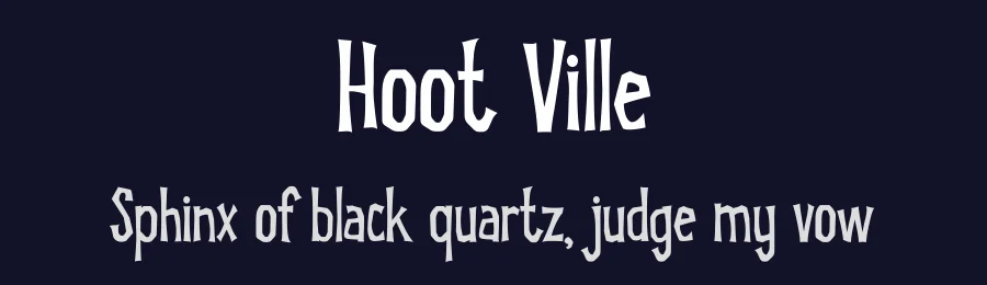 Hoot Ville by TOKOPRESS Team — Display Font — thumbnail 2