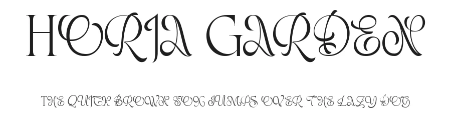 Horia Garden by Rvandtype Studio — Sans Serif Font