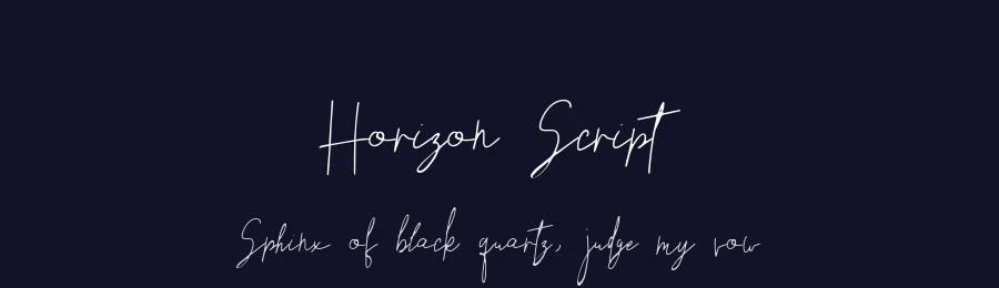 Horizon Script — Script Handwritten Font — thumbnail 2