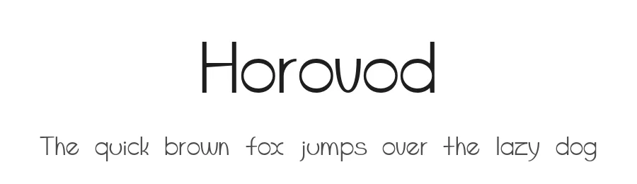 Horovod by Nata Georgiadi (Natalia Mavromati) β Sans Serif Font