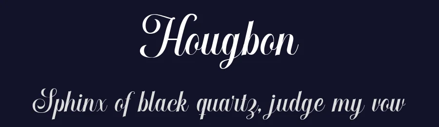 Hougbon by Umar Al Farouq — Script Handwritten Font — thumbnail 2