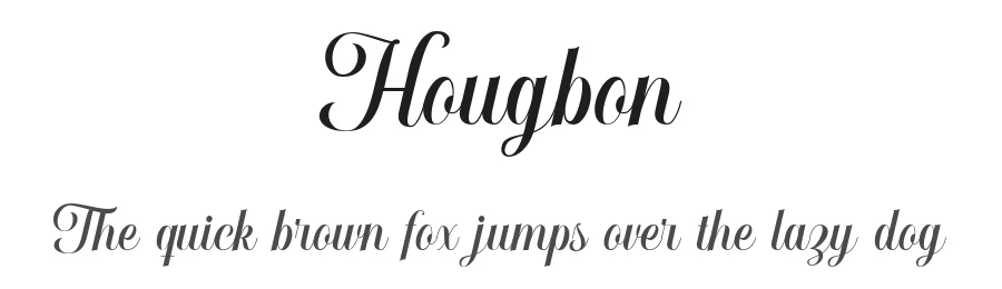 Hougbon by Umar Al Farouq — Script Handwritten Font