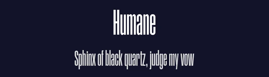 Humane by rajesh rajput — Sans Serif Font — thumbnail 2