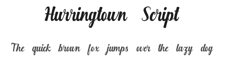 Hurringtown Script by OldStudioo — Script Handwritten Font