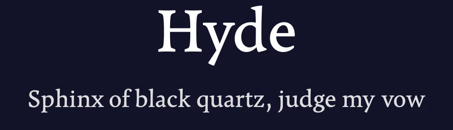 Hyde by Andrew Berry — Serif Font — thumbnail 2
