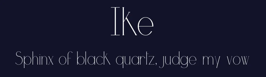 Ike — Serif Font — thumbnail 2