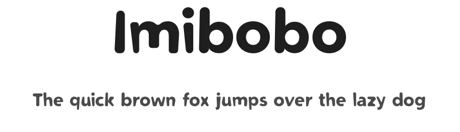 Imibobo by Christos Lentzaris — Display Font