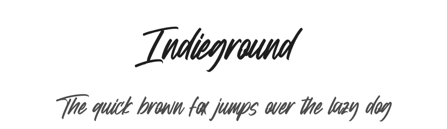 Indieground by arendxstudio — Script Handwritten Font