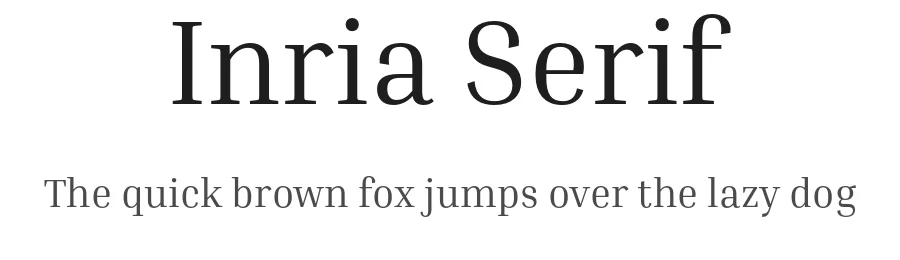Inria Serif by Black Foundry Team — Serif Font