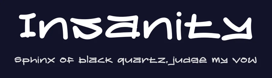 Insanity by Sahirul Puguh — Script Handwritten Font — thumbnail 2