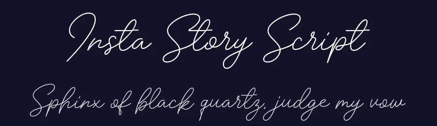 Insta Story Script by Bluestudio — Script Handwritten Font — thumbnail 2