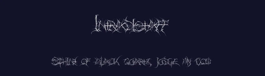 Intradistaff by Inkweavervic — Display Font — thumbnail 2