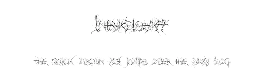 Intradistaff by Inkweavervic — Display Font