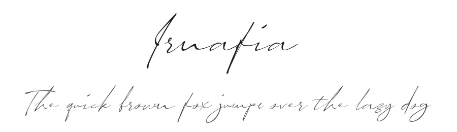 Irnafia by Ketapel Creative — Script Handwritten Font