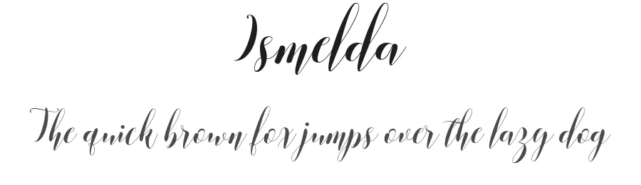 Ismelda by Area Type Studio — Script Handwritten Font