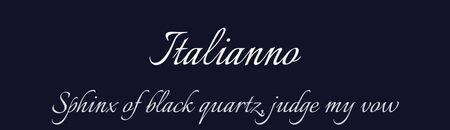 Italianno by Robert E. Leuschke — Script Handwritten Font — thumbnail 2