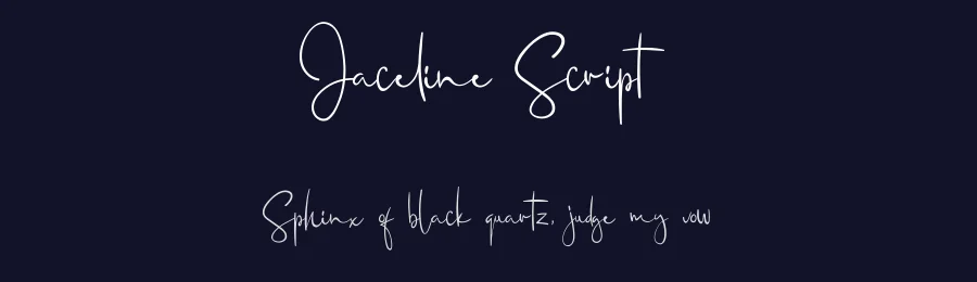 Jaceline Script by Hallotype — Script Handwritten Font — thumbnail 2