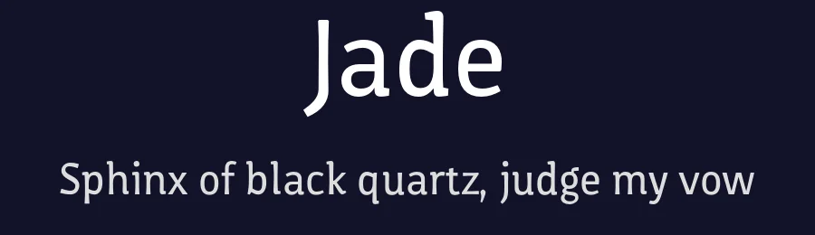 Jade — Sans Serif Font — thumbnail 2
