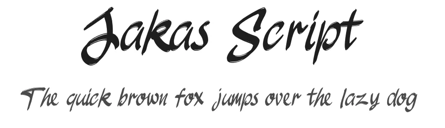 Jakas Script by Degi Kurniawan — Script Handwritten Font