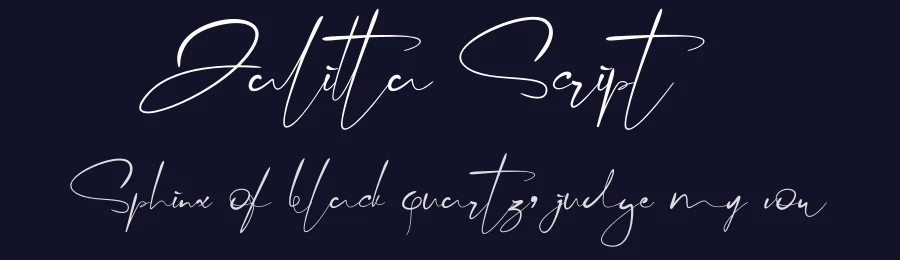 Jalitta Script by khaiuns — Script Handwritten Font — thumbnail 2