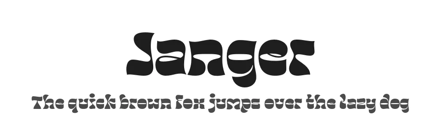 Janger by Kadek Mahardika — Display Font