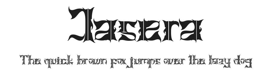 Jasera by Yoga Letter 2025 (Isroni Yoga Prasetya) — Display Font