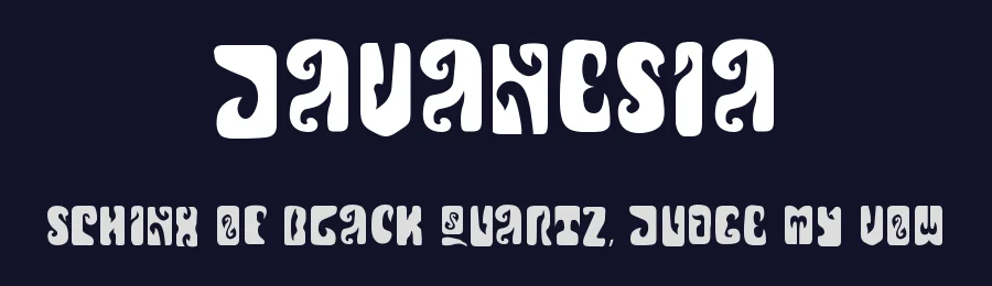 Javanesia by Khairil Anwar — Display Font — thumbnail 2