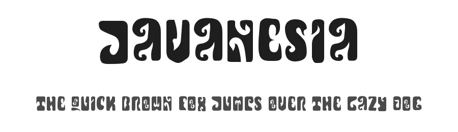 Javanesia by Khairil Anwar — Display Font