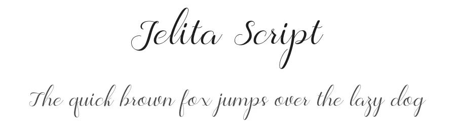Jelita Script by captain jack — Script Handwritten Font