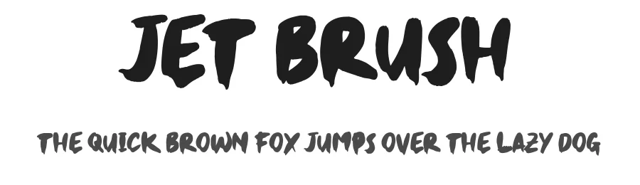 Jet Brush by Ali Hamidi — Script Handwritten Font
