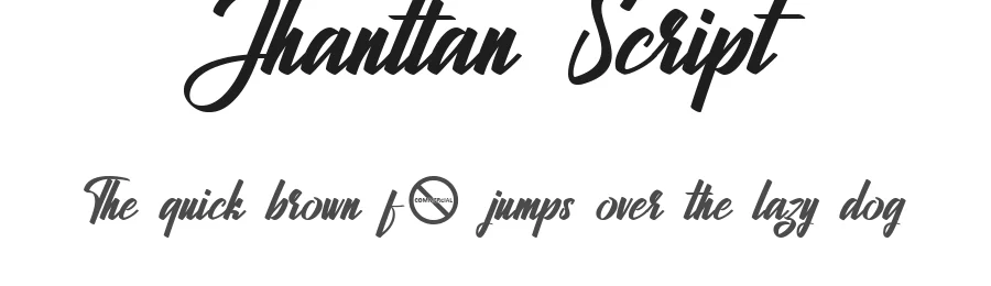 Jhanttan Script by Muhammad Faizal Said — Script Handwritten Font
