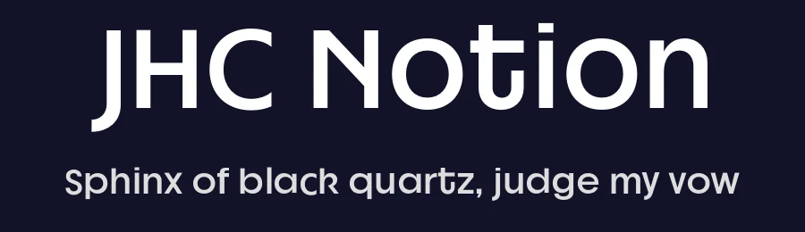 JHC Notion by Anwar Patihan — Sans Serif Font — thumbnail 2