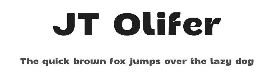 JT Olifer by Laire Banyu Sandi Pawenang — Sans Serif Font