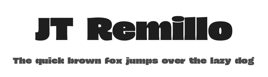 JT Remillo by Laire Banyu Sandi Pawenang β Sans Serif Font