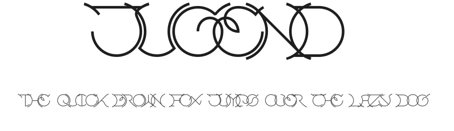 Jugend by Benoît 'Sans Terre' Ferran — Display Font