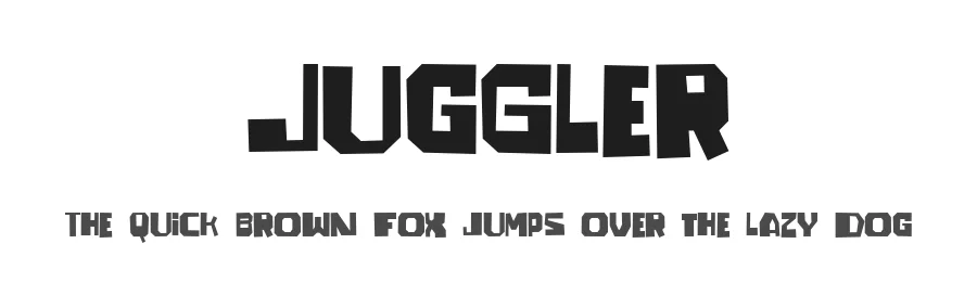 Juggler by Sahirul Iman, Semarang, alexatype — Display Font