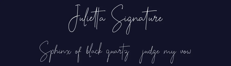 Julietta Signature by Madatype Studio - Andri Ardianto - Mojokerto — Script Handwritten Font — thumbnail 2