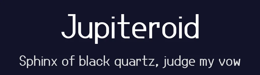 Jupiteroid by GGBotNet — Sans Serif Font — thumbnail 2