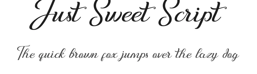 Just Sweet Script by Rizaldi Wandani — Script Handwritten Font
