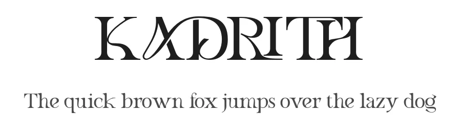 Kadrith by NDNL Studio — Serif Font