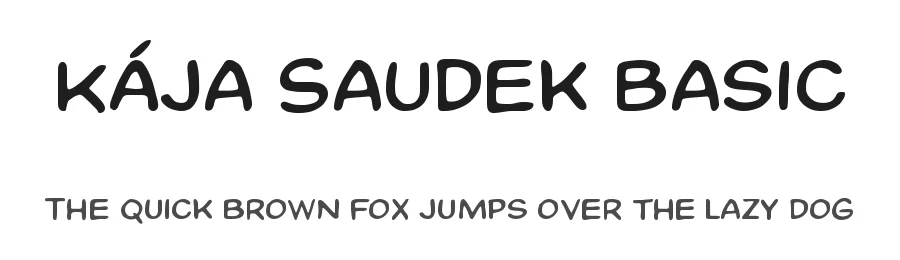 Kája Saudek Basic by Vít Čondák — Script Handwritten Font