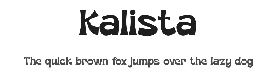 Kalista by PINISIART Team — Display Font