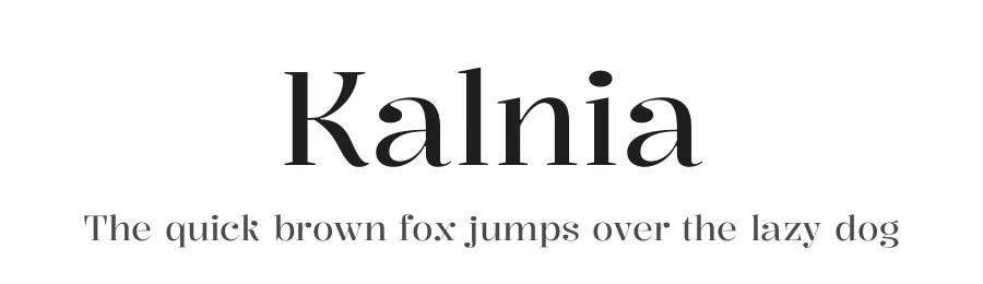 Kalnia by Frida Medrano — Serif Font