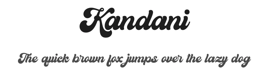 Kandani by Gustian Agung Asprilla — Script Handwritten Font