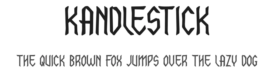 Kandlestick — Script Handwritten Font