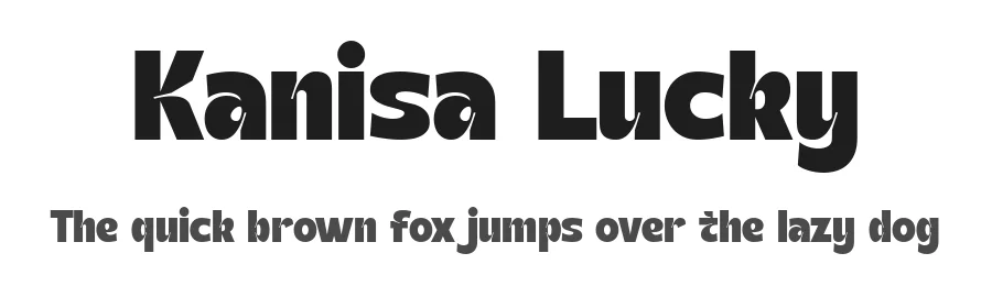 Kanisa Lucky by Aswangga — Sans Serif Font