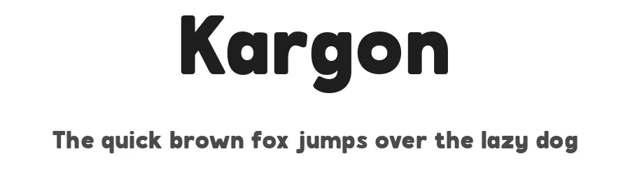 Kargon by Ragamkata Studio — Sans Serif Font