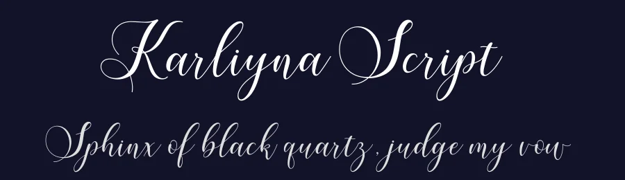 Karliyna Script by Jamalodin — Script Handwritten Font — thumbnail 2